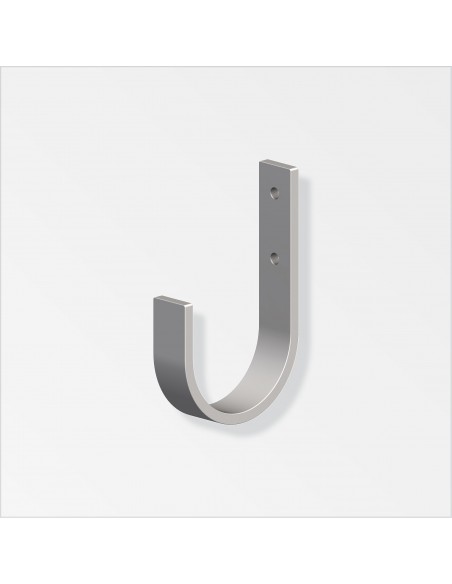 GANCIO PIATTO ACCIAIO ZINCATO 110X70 MM