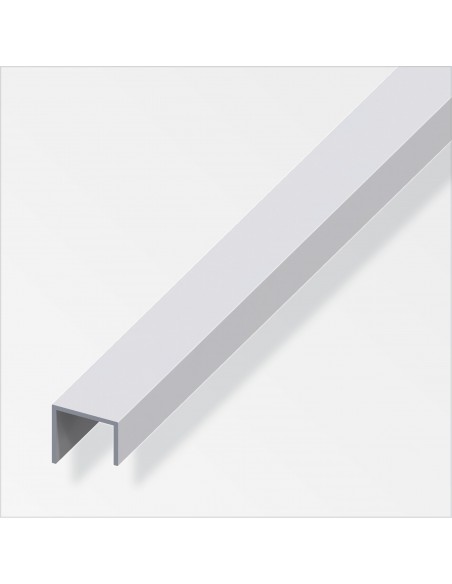 PROFILO PER MANIGLIE 20X22X1 ALLUMINIO ARGENTO 1 METRO