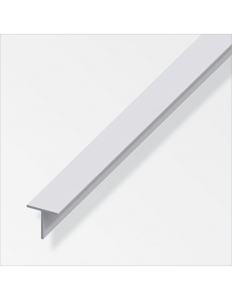 PROFILO A T 20X20X1,5 ALLUMINIO ARGENTO 1 METRO
