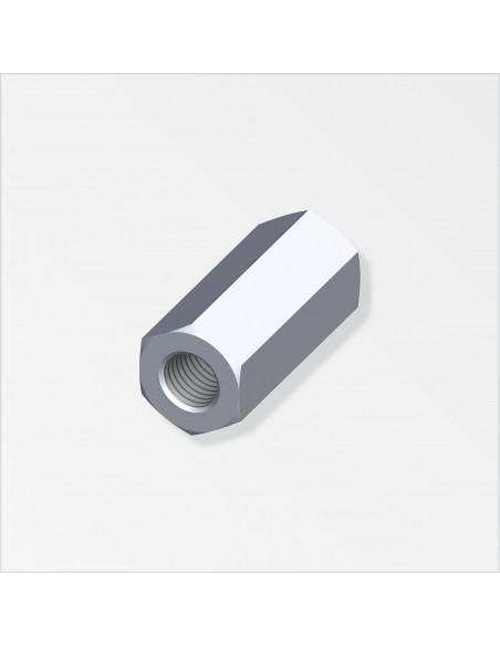 GIUNTO ESAGONALE M 8 ACCIAIO ZINCATO 2 PEZZI