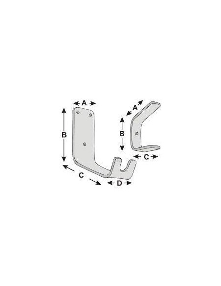 GANCI/STAFFE PER BICI- PEDALE 2PZ