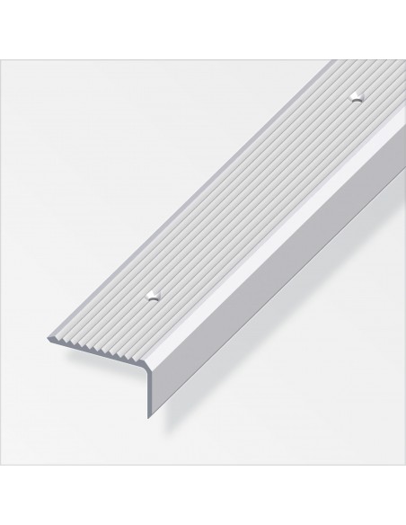 PROFILO PER SCALE 41X23 ALLUMINIO ARGENTO 1 METRO