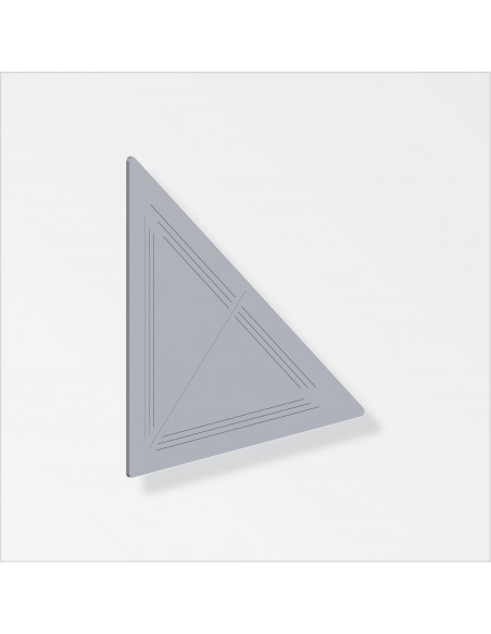 LAMIERA DI CONGIUNZIONE 60X60 ALLUMINIO NATURALE 4 PEZZI