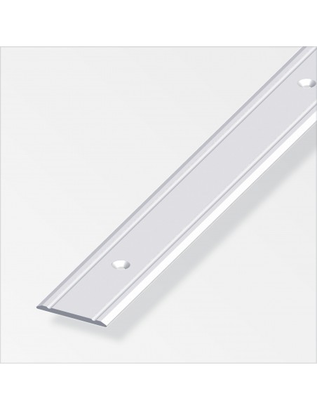 PROFILO DI RACCORDO 30X2 ALLUMINIO ARGENTO 1 METRO