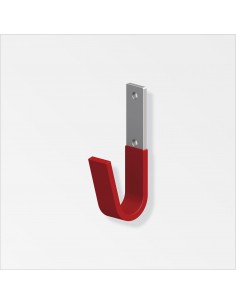 GANCIO PIATTO ACCIAIO ROSSO...