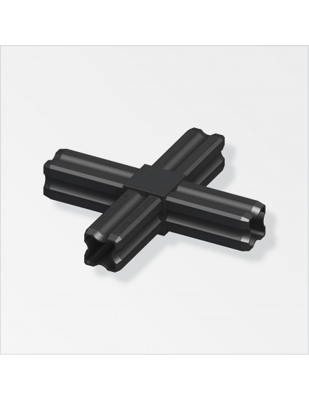 GIUNTURA A CROCE 23,5 4 PERNI NERO