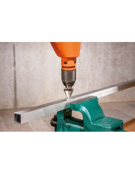 TUBO QUADRATO 23,5 PVC BIANCO 1 METRO