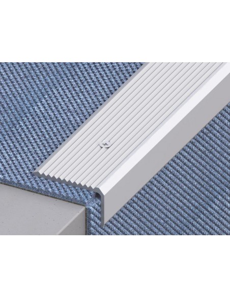 PROFILO PER SCALE 41X23 ALLUMINIO ARGENTO 1 METRO