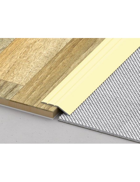 PROFILO DI CHIUSURA 30X5 ALLUMINIO OTTONE 1 METRO