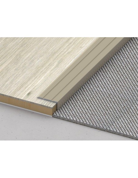 PROFILO DI CHIUSURA 25X10 ALLUMINIO OTTONE 1 METRO