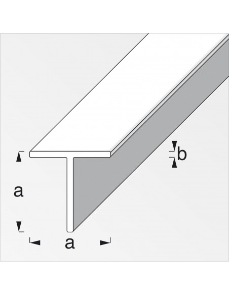 QUADRATO A T 19,5X1,5 PVC 1 METRO