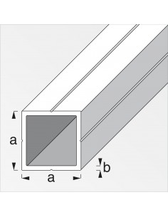 PROFILO A U QUADRATO, PVC, COLORE BIANCO, 15,5X1,5 MM, 2,5 MT, FERRAMENTA -  Attrezzature per l'Ediliza e Ristrutturazione Ottimax