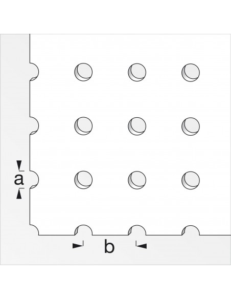 LAMIERA PERFORATA TONDA 1,5/ 250X500 ALLUMINIO NATURALE