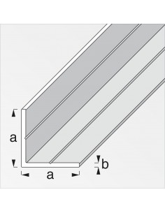 Alfer PROFILO ANGOLARE ALLUMINIO Argento Satinato mm. 40x40x1,5 mt. 1