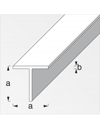 PROFILO A U RETTANGOLARE, ALLUMINIO NATURALE, 15,5X27,5 MM, 2,5 MT