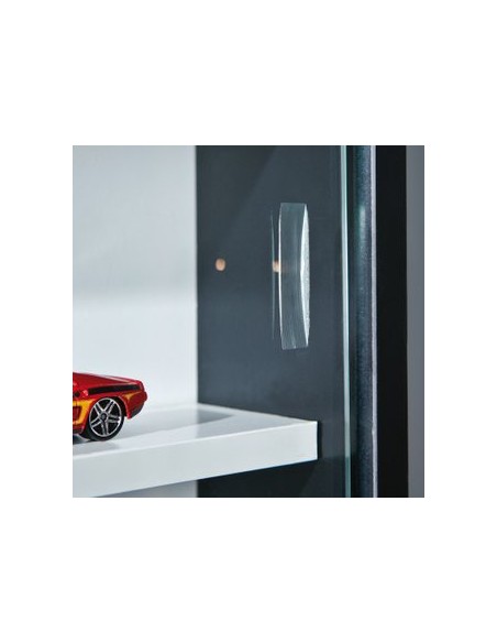 BACHECA VETRINA PORTA OGGETTI CON DUE VETRI SCORREVOLI