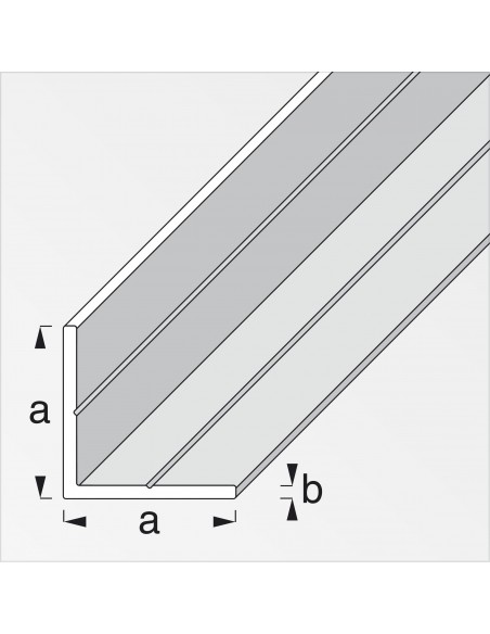 ANGOLARE 7,5X1,0 ALLUMINIO NATURALE 1 METRO
