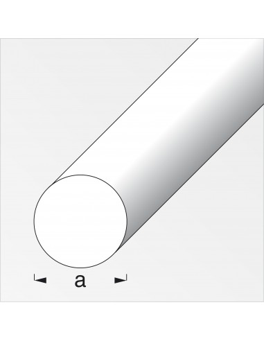 BARRA TONDA 10 ALLUMINIO ARGENTO 1 METRO BARRA TONDA 10 ALLUMINIO ARGENTO 1 METRO