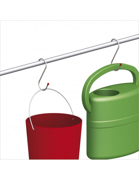 GANCIO ACCIAIO TONDO ZINCATO 180 MM