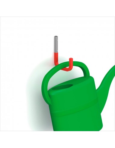 GANCIO ACCIAIO GOMMA ROSSO 250 MM GANCIO ACCIAIO GOMMA ROSSO 250 MM