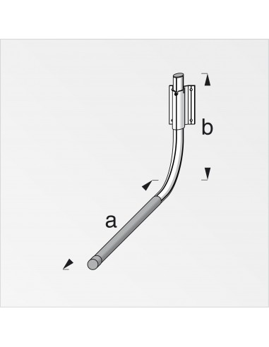 GANCIO UNIVERSALE 530 MM 2 PEZZI GANCIO UNIVERSALE 530 MM 2 PEZZI