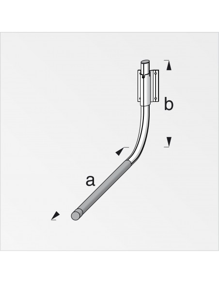 GANCIO UNIVERSALE 530 MM 2 PEZZI