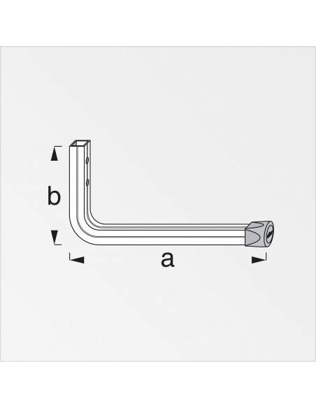 GANCIO ACCIAIO ZINCATO 175 MM