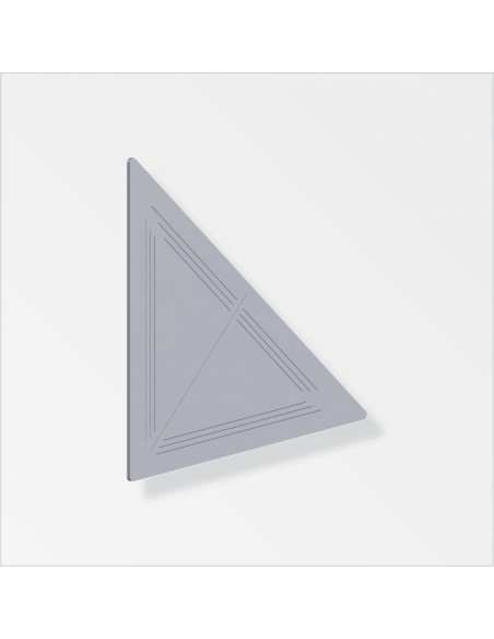 LAMIERA DI CONGIUNZIONE 60X60 ALLUMINIO NATURALE 4 PEZZI