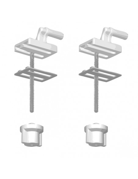 SEDILE WC Z/2 BIANCO CERNIERA H012 NYLON