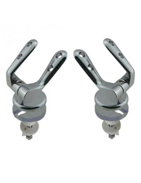 SEDILE WC START BIANCO CERNIERE METALLO