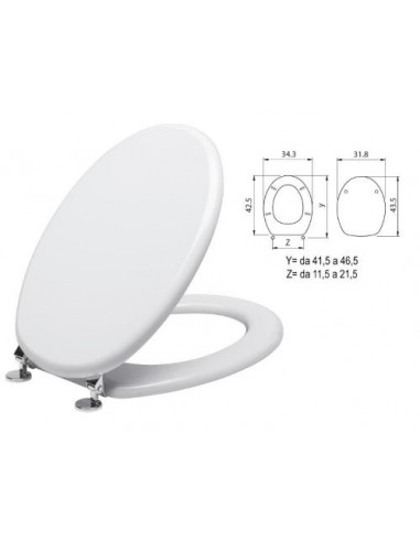 SEDILE WC COPATIBILE MOD. ELLISSE... SEDILE WC COPATIBILE MOD. ELLISSE...