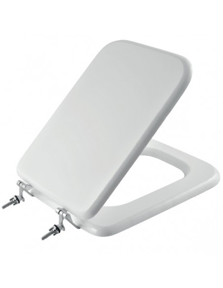 SEDILE WC CONCA LEGNO MDF BIANCO