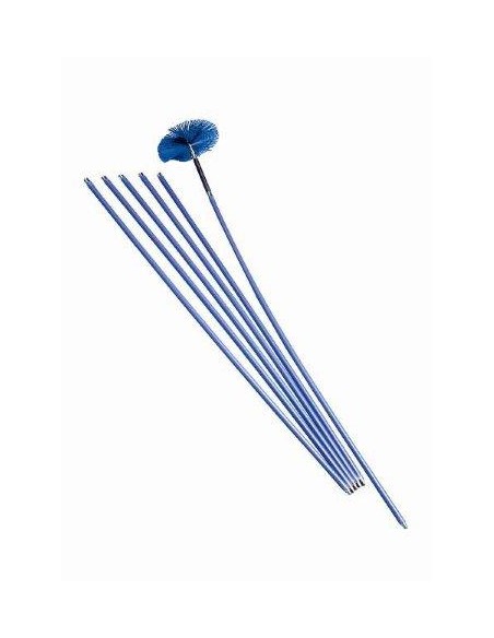 KIT PULIZIA CAMINI 6 ASTE E SCOVOLO