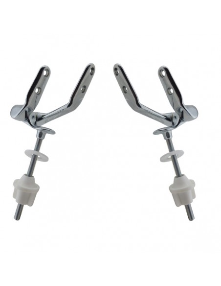 SEDILE WC CONCA LEGNO MDF BIANCO