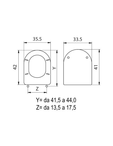 SEDILE WC ESEDRA/ALPINA MDF BIANCO SEDILE WC ESEDRA/ALPINA MDF BIANCO