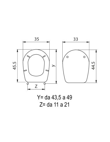 SEDILE WC LIUTO LEGNO MDF BIANCO SEDILE WC LIUTO LEGNO MDF BIANCO