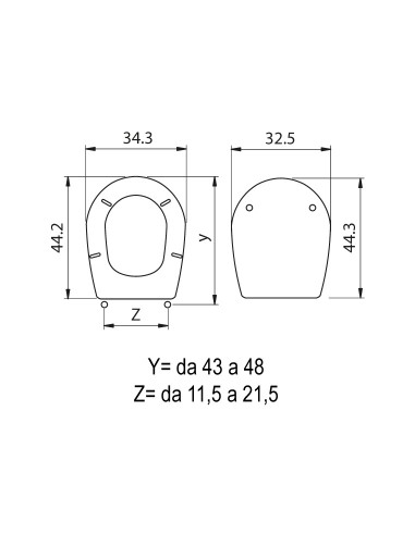 SEDILE WC PIEMONTE LEGNO MDF BIANCO SEDILE WC PIEMONTE LEGNO MDF BIANCO