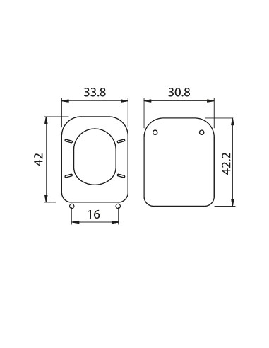 SEDILE WC CONCA LEGNO MDF BIANCO SEDILE WC CONCA LEGNO MDF BIANCO