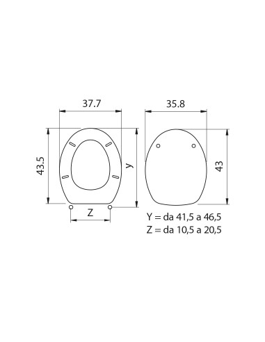 SEDILE WC SITO UNIVERSALE MDF SLOW CLOSE SEDILE WC SITO UNIVERSALE MDF SLOW CLOSE