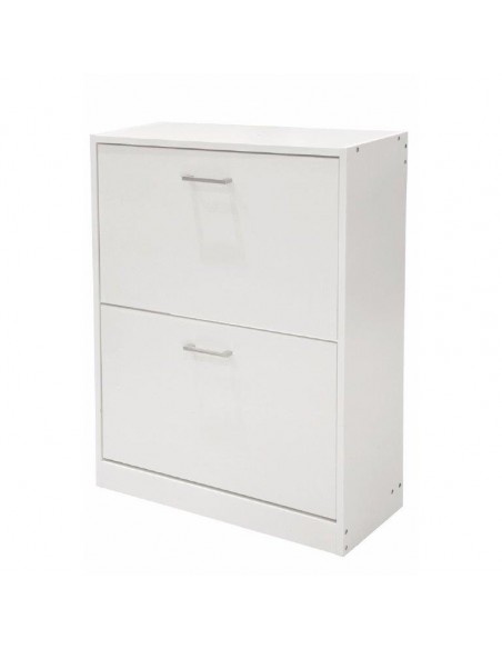 SCARPIERA BIANCO 2 ANTE 63X24X80CM MDF