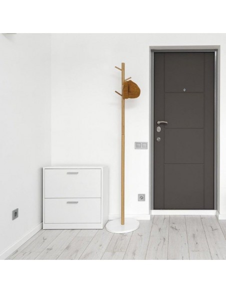 SCARPIERA BIANCO 2 ANTE 63X24X80CM MDF