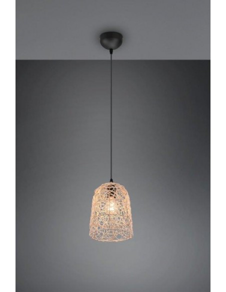 LOVIS SOSPENSIONE IN RATTAN NATURALE D. 20CM