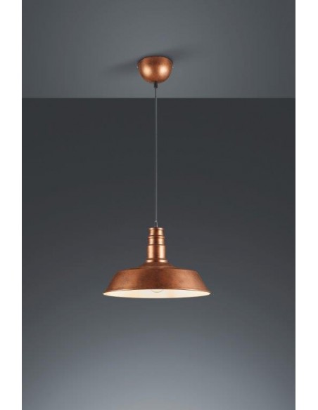 WILL SOSPENSIONE PAGODA METALLO RAME ANTICATO D. 36CM