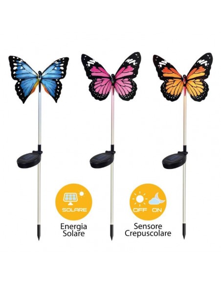 FARFALLA SOLARE LED RGB