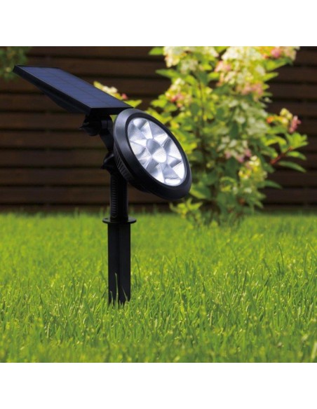 PICCHETTO SOLARE BIANCO + RGB ORIENTABILE