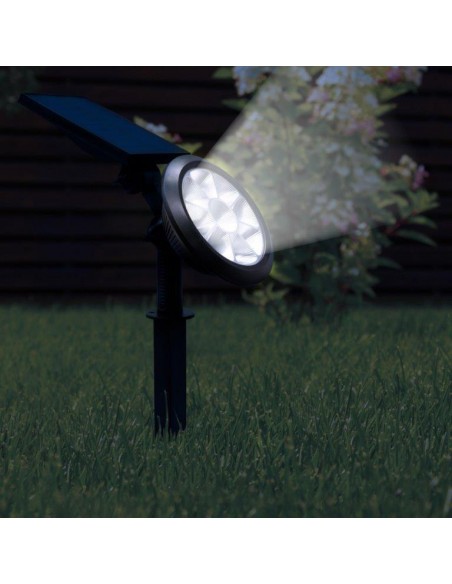 PICCHETTO SOLARE BIANCO + RGB ORIENTABILE