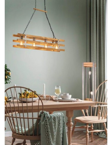 KHAN SOSPENSIONE LEGNO E METALLO... KHAN SOSPENSIONE LEGNO E METALLO...