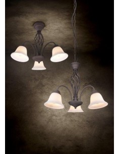 RUSTICA LAMPADARIO METALLO... 2