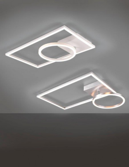 VERSO PLAFONIERA LED BIANCA CON SNODO ED INTENSITA' REGOLABILE CON INTERRUTTORE L. 63CM