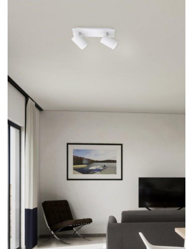 FARETTO 2 LUCI REGOLABILE BIANCO FARETTO 2 LUCI REGOLABILE BIANCO